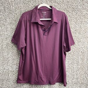 01.Algo Polo Shirt Men’s XXL Short Sleeve Quick Dry Moisture Wicking Performance